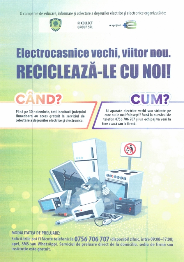 Campania de reciclare electrocasnice